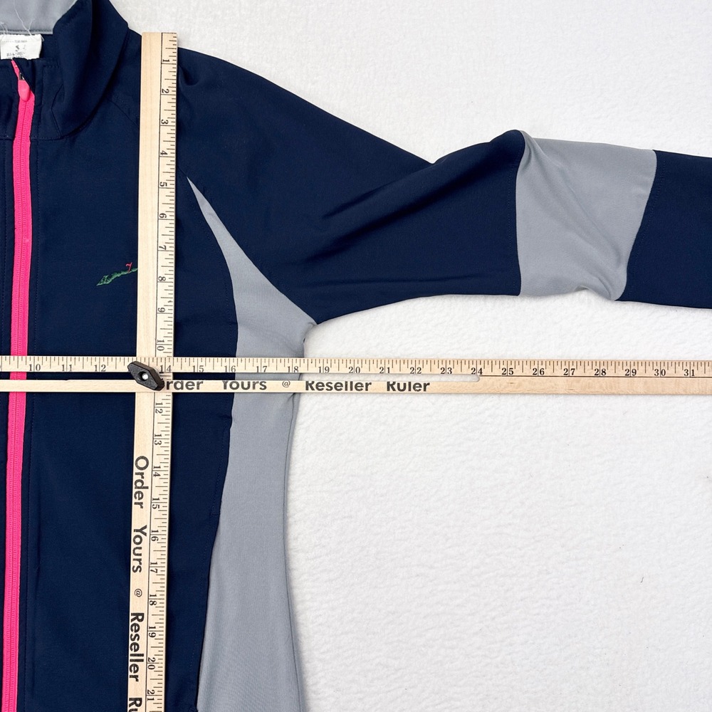 Fisher Island Golf Club Under Armour Jacket Womens Size Medium Blue Gray - Picture 7 of 8